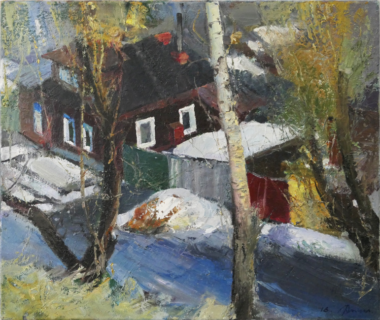 «Весеннее». Холст, масло. 55*65 см. 2017 г.