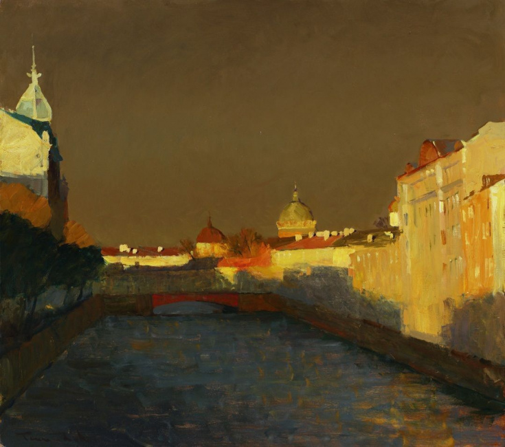 «Июнь». ДВП, масло. 80*90 см. 2023 г.