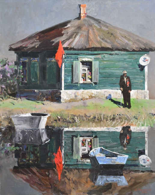 «День Победы». Холст, масло. 100*80 см. 2019 г.